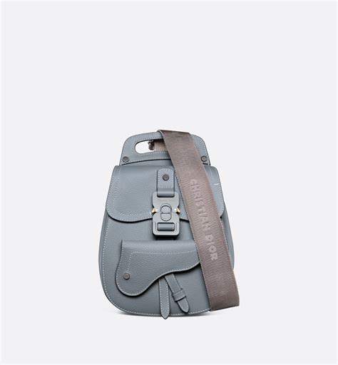 Mini Gallop Sling Bag Dior Gray Grained Calfskin